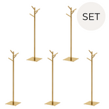 10 Set | Bag Luck Bag Rack Golden Blonde 45" Table, Home, Restaurant, Hotel, Spa, Medical Office, Conference, Bar