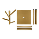 10 Set | Bag Luck Bag Rack Golden Blonde 45" Table, Home, Restaurant, Hotel, Spa, Medical Office, Conference, Bar