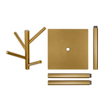 20 Set | Bag Luck Bag Rack Golden Blonde 36" Table, Home, Restaurant, Hotel, Spa, Medical Office, Conference, Bar